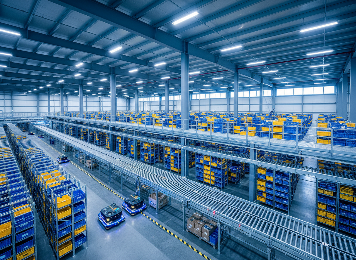 Logistiek centrum hal