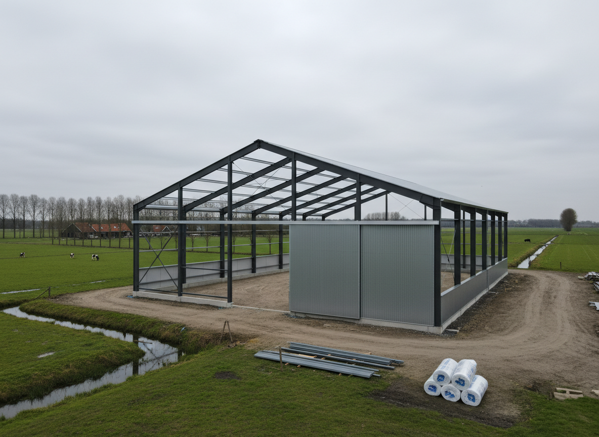 Sporthal staalconstructie